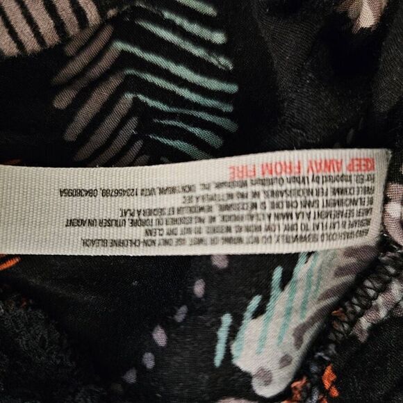 Intimately Free People black printed flowy tank. Size M. - Picture 5 of 6